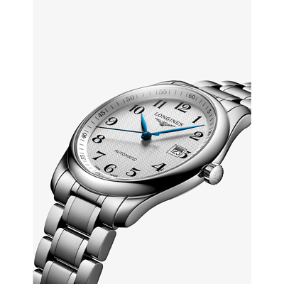 Shop Longines Men's White L2.793.4.78.6 Master Collection Stainless-steel Automatic Watch