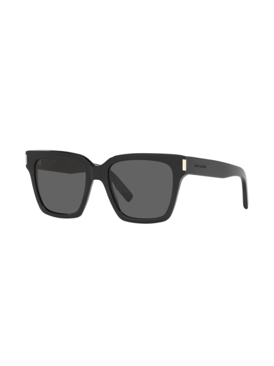 Saint Laurent Square-frame Tinted-lens Sunglasses In Schwarz