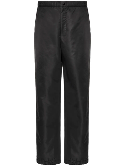 Shop Valentino Stud Detail Cargo Trousers In Black