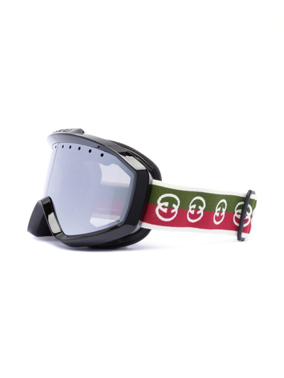 Shop Gucci Injection Snow Goggles In Schwarz