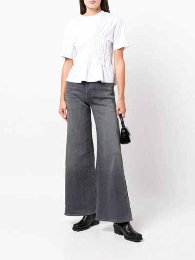 Shop Mother The Tomcat Roller Jeans In Grau