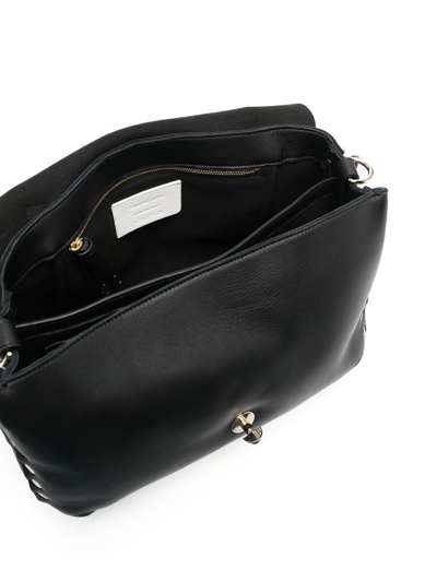 Shop Zanellato Postina® Leather Tote Bag In Black
