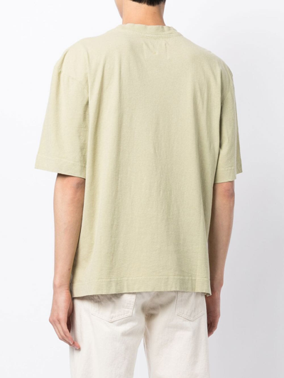 Shop Margaret Howell Simple Jersey T-shirt In Green
