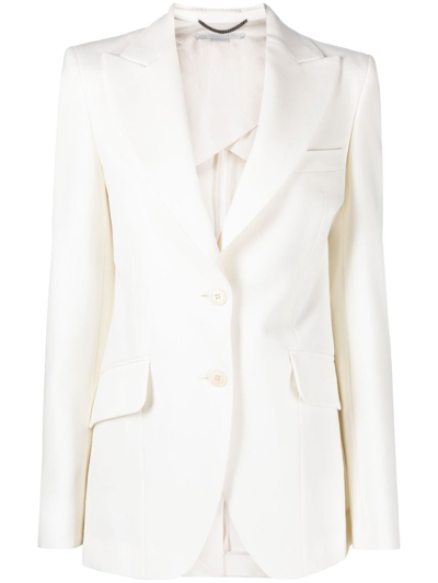 Shop Stella Mccartney Single-breasted Blazer In White
