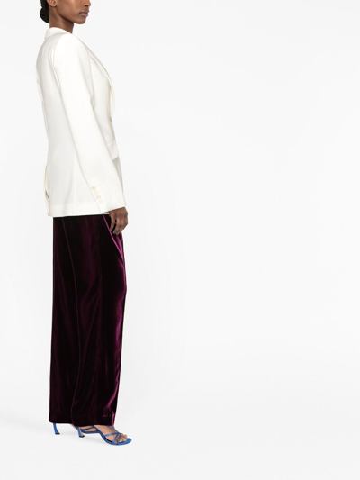 Stella Mccartney Single-breasted Blazer In White