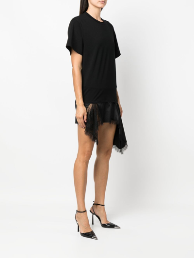 Shop Ac9 Abito T-shirt Dress In Schwarz