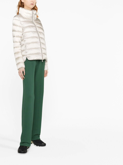 Save The Duck Elsie Zip-front Padded Jacket In Nude