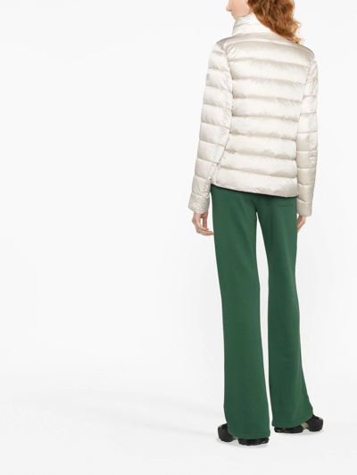 Save The Duck Elsie Zip-front Padded Jacket In Nude