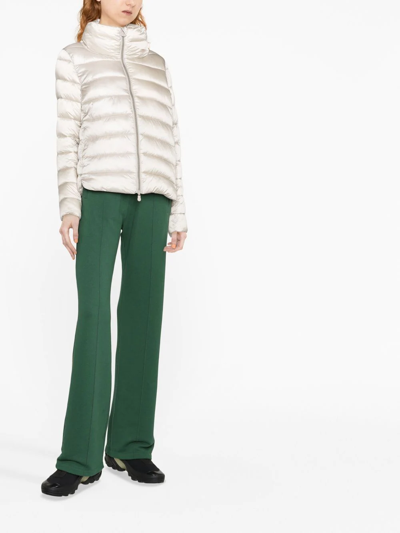 Save The Duck Elsie Zip-front Padded Jacket In Nude