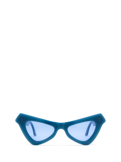 Shop Marni Sunglasses In Blue