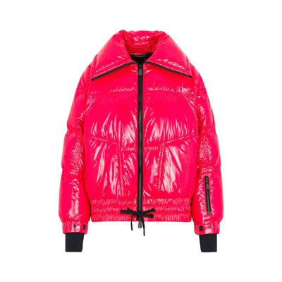 Shop Moncler Grenoble  Chambairy Jacket Wintercoat In Pink &amp; Purple