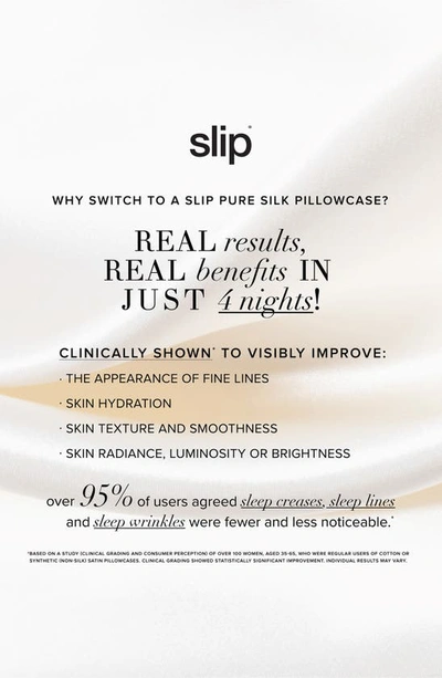 Slip King Pure Silk Pillowcase In Pink