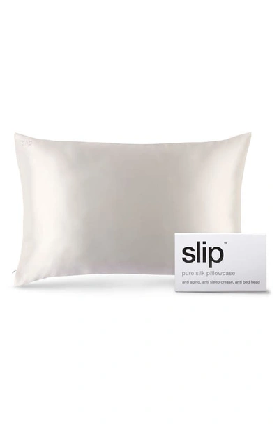 Shop Slip Pure Silk Pillowcase In White