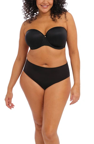 Elomi Full Figure Smooth Full Brief El4565 In Black