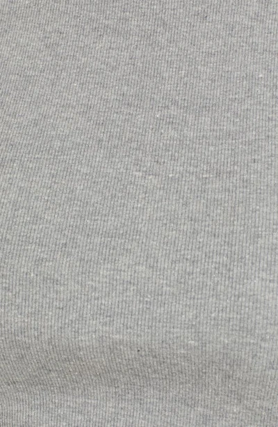 Madewell Heathered Brightside Tank Top In Heather Graphite