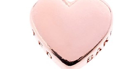 Ted Baker Harly Heart Stud Earrings In Rose Gold