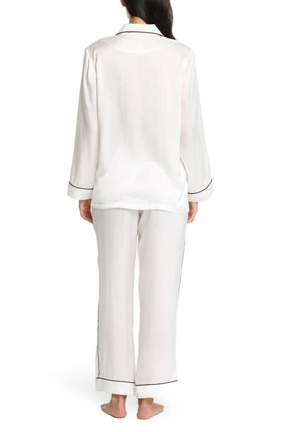 Shop Papinelle Silk Pajamas In Ivory