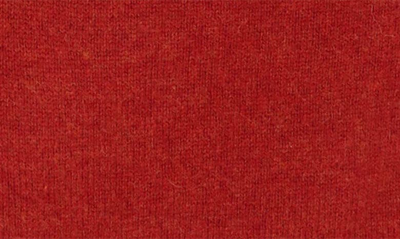Lorenzo Uomo Quarter Zip Wool & Cashmere Sweater In Rust