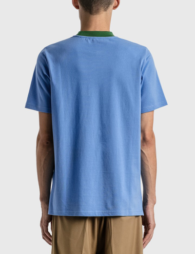 Shop Ololo Seco Mock Neck T-shirt In Blue