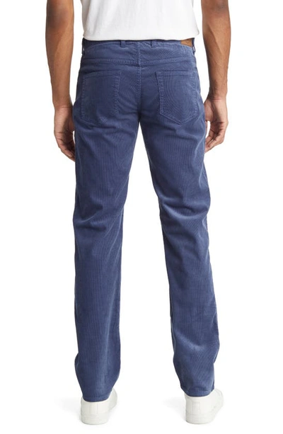 Shop Peter Millar Superior Soft Corduroy Five Pocket Pants In Ocean Blue