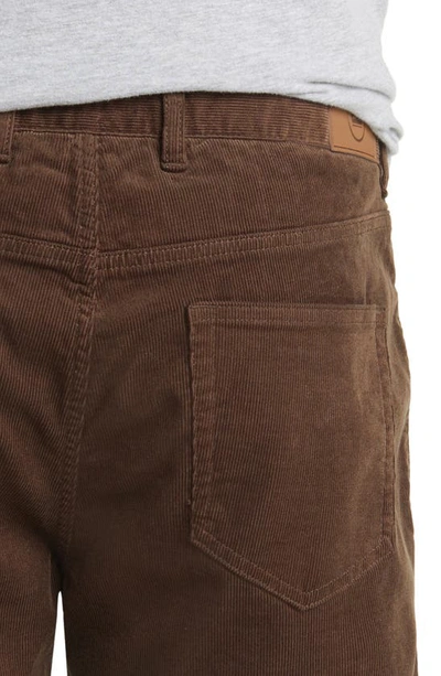 Shop Peter Millar Superior Soft Corduroy Five Pocket Pants In Espresso