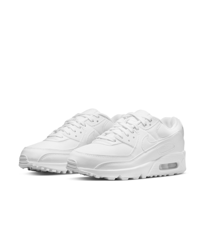 Shop Nike Women's Air Max 90 Casual Sneakers From Finish Line In White