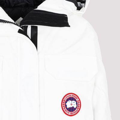 Shop Canada Goose Expedition Parka Wintercoat In White