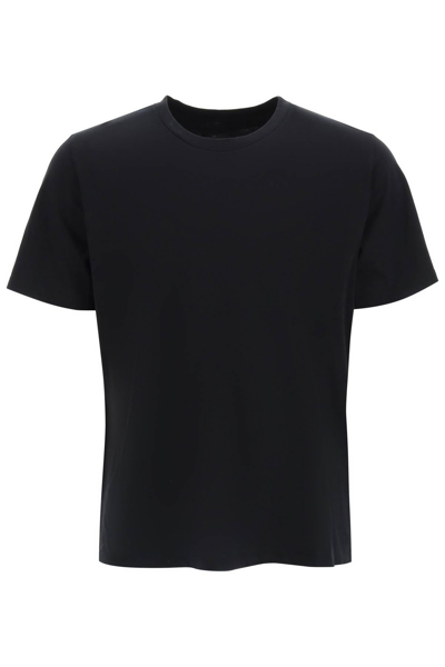 Shop Mm6 Maison Margiela Rear Logo T-shirt In Black