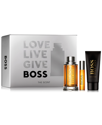 Shop Hugo Boss Men's 3-pc. Boss The Scent Eau De Toilette Gift Set