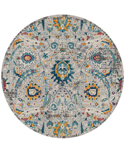 Shop Amer Rugs Montana Glaiza 7'6" X 7'6" Round Area Rug In Ivory