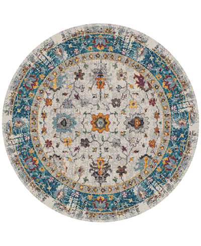 Shop Amer Rugs Montana Filomina 7'6" X 7'6" Round Area Rug In Blue