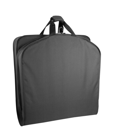 Shop Wallybags 40" Deluxe Travel Garment Bag In Black