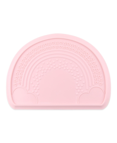 Shop Bumkins Baby Girls Stick And Stay Placemat In Pink