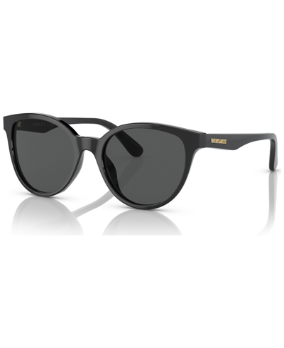 Shop Versace Kids Sunglasses, Vk4427u (ages 7-10) In Black