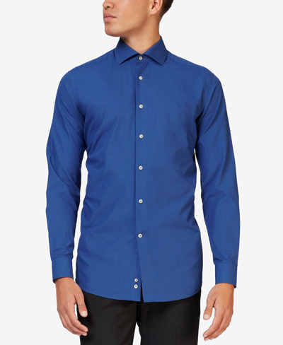Shop Opposuits Men's Solid Color Shirt In Navy