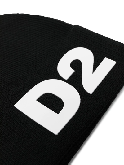 LOGO印花羊毛混纺套头帽