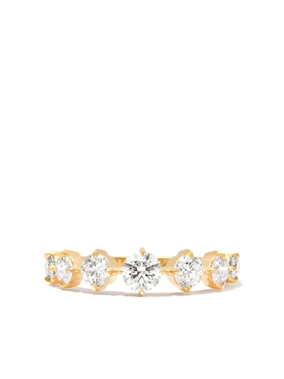Lizzie Mandler Fine Jewelry 18kt Yellow Gold Éclat Diamond Ring In Gold