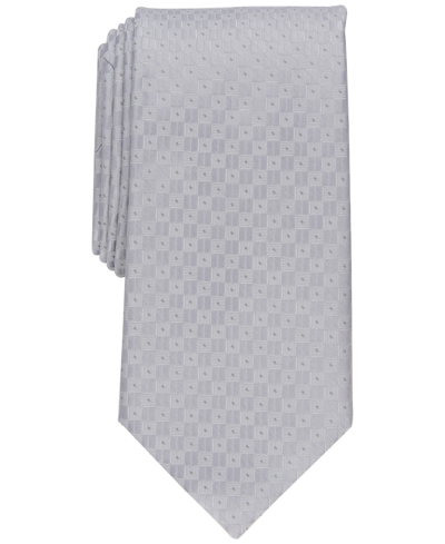 Shop Perry Ellis Perry Ellie Men's Klaren Neat Tie In Silver