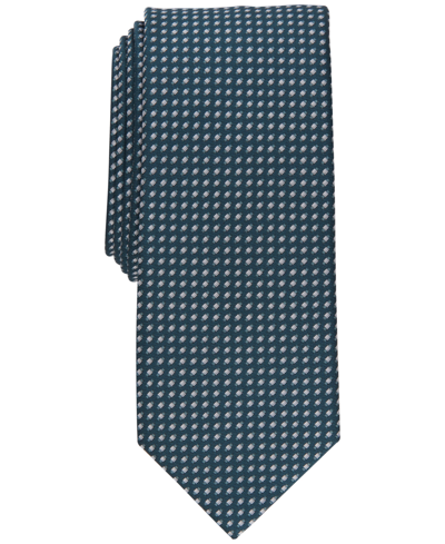 Shop Alfani Men's Bolton Slim Tie, Created For Macy's In Teal