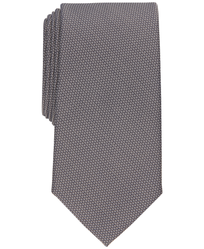 Shop Perry Ellis Men's Hydell Micro-print Tie In Taupe