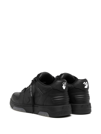 Shop Off-white Out Of Office Low-top Sneakers In Black