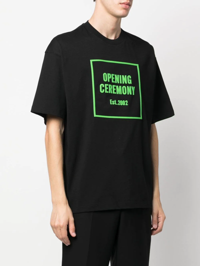 Shop Opening Ceremony Logo-print T-shirt In Black