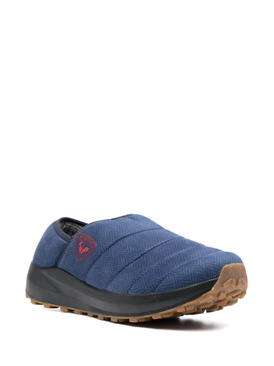 Shop Rossignol Chalet Slip-on Slippers In Blue