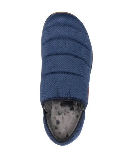 Shop Rossignol Chalet Slip-on Slippers In Blue