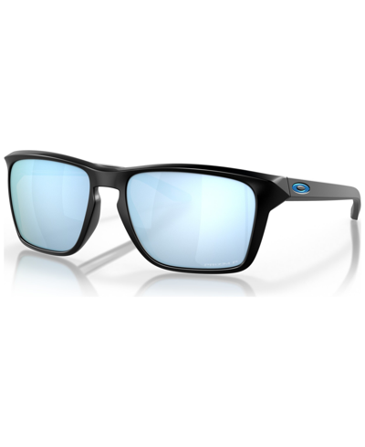 Shop Oakley Men's Polarized Sunglasses, Oo9448-2760 In Matte Black