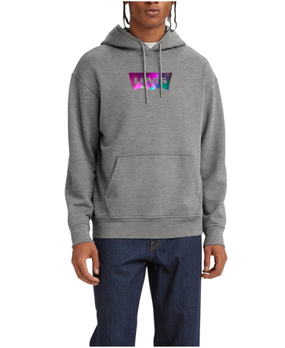 Levi's Men's Relaxed Fit Northern Lights Graphic Hoodie In Midtone Heather  Gray | ModeSens
