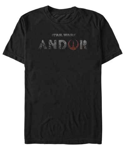 Shop Fifth Sun Men's Star Wars Andor Logo Short Sleeve T-shirt In Black