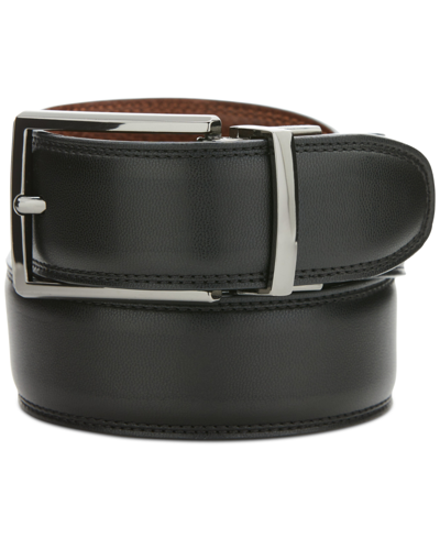 Shop Perry Ellis Portfolio Men's Faux Leather Belt In Oxford