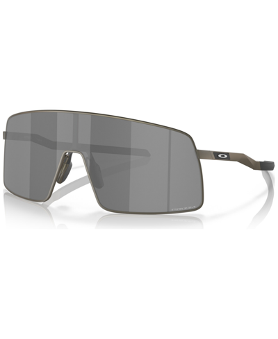 Oakley Men's Sutro 134mm Shield Titanium Sunglasses In Matte Gunmetal