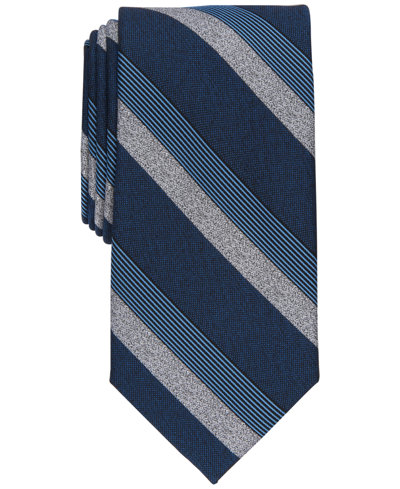 Shop Perry Ellis Men's Hays Stripe Tie In Navy